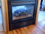 Porcelain Tile Fireplace Surround